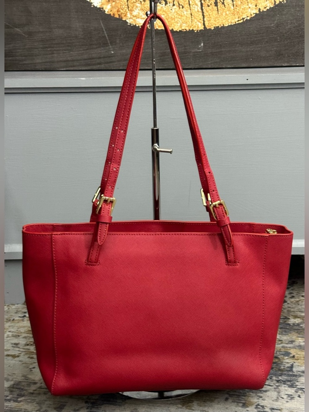 Tory Burch York Small Buckle Tote - Picture 2 of 15